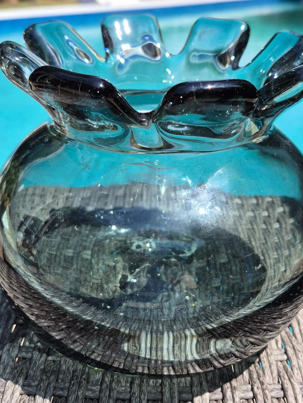 Vintage Barovier & Toso Murano Art Glass Vase, Handblown